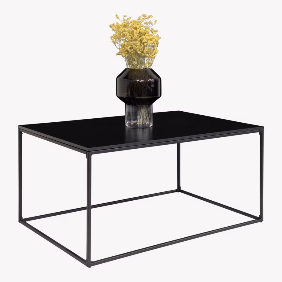 Must diivanilaud 60×90×45 cm metallraamiga Vita - 10