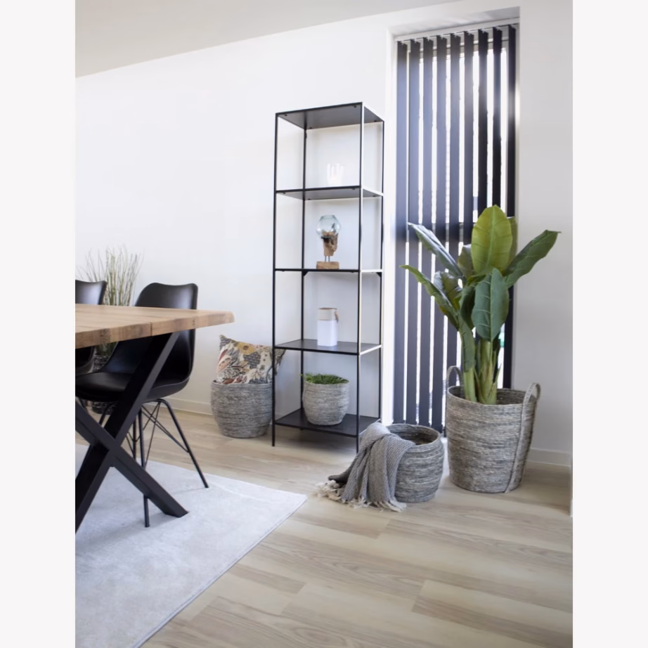 Must raamaturiiul 5 riiuliga Vita 51x36x170 cm - 2