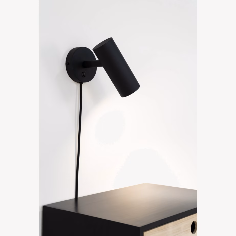 Must terasest seinalamp Paris, 15 x 10 x 22 cm, 190 cm juhe - 2