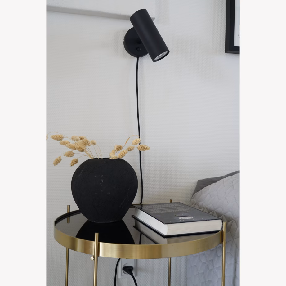 Must terasest seinalamp Paris, 15 x 10 x 22 cm, 190 cm juhe - 4