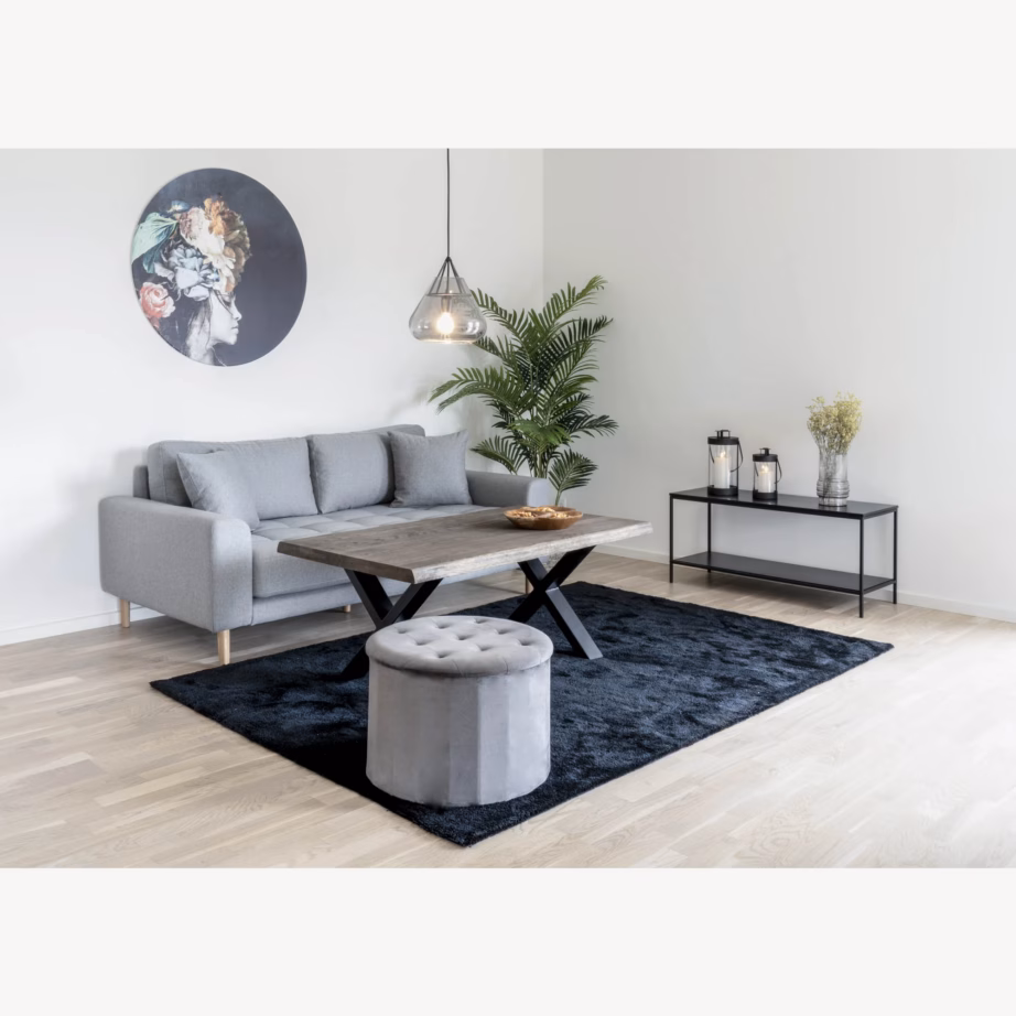 Must TV-alus kahe riiuliga 100x36x45 cm Vita - 2