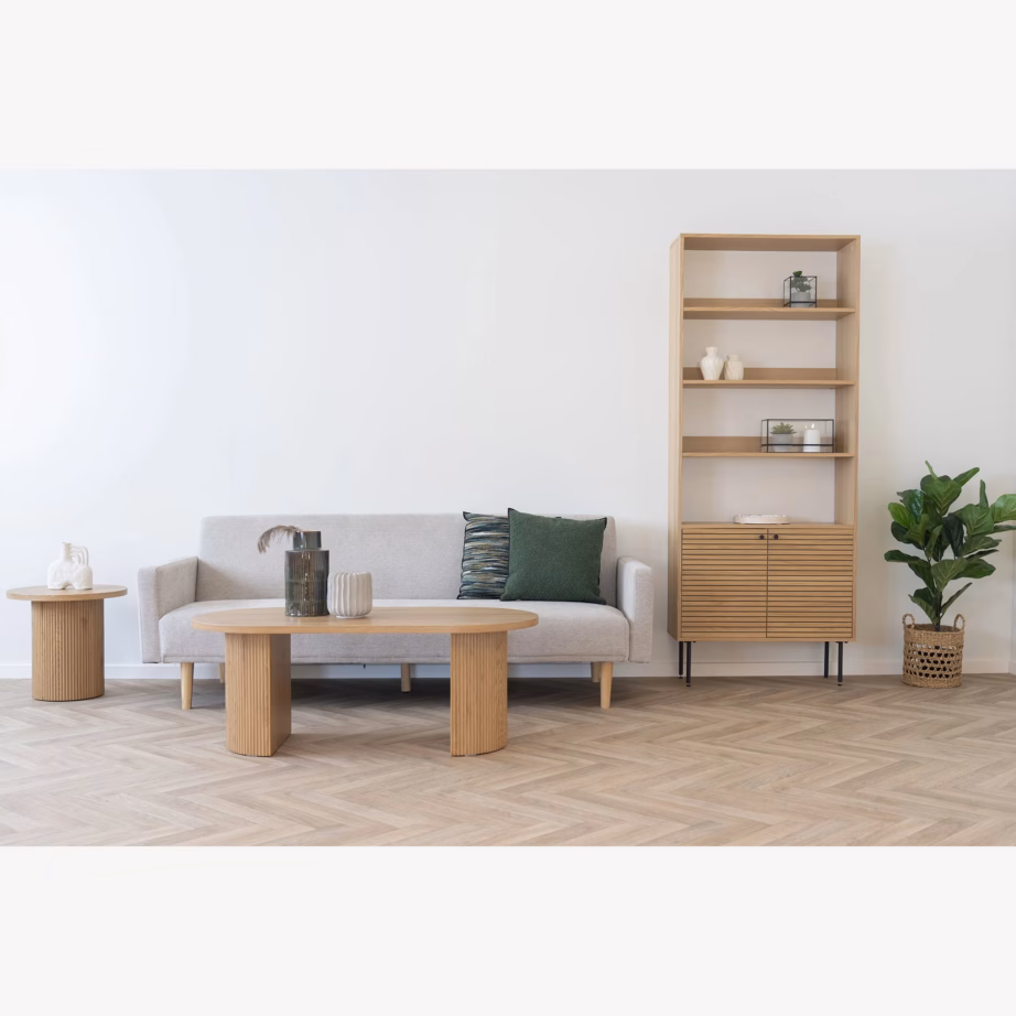 Naturaalset tooni diivanilaud 60x120x45 cm Boavista - 2