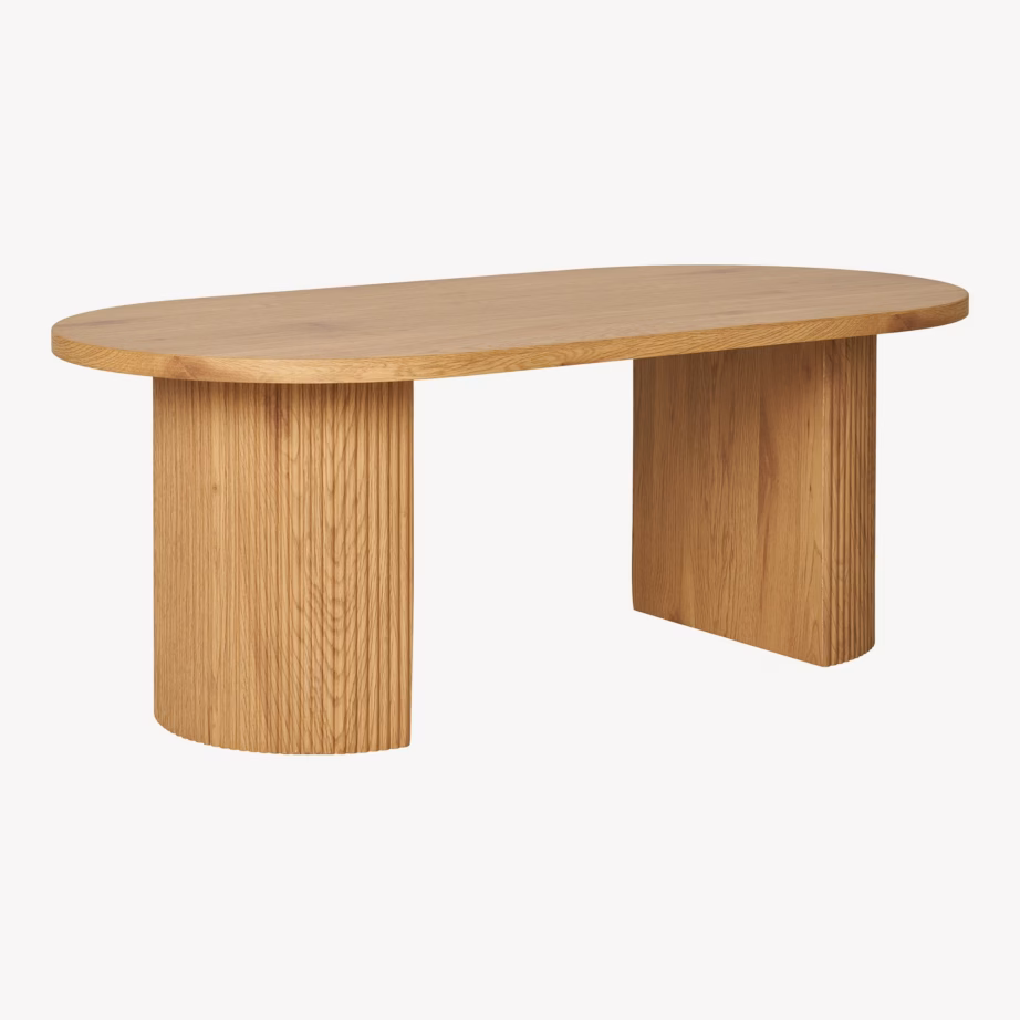 Naturaalset tooni diivanilaud 60x120x45 cm Boavista - 3