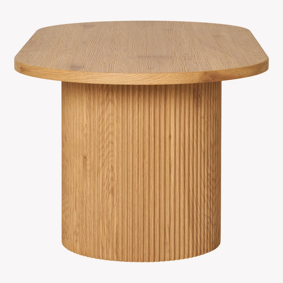 Naturaalset tooni diivanilaud 60x120x45 cm Boavista - 4
