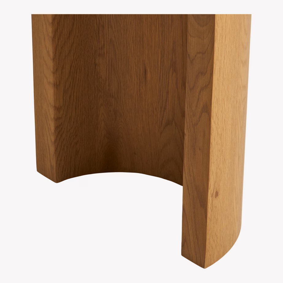 Naturaalset tooni MDF-konsoollaud 38x114x75 cm Bibione - 4