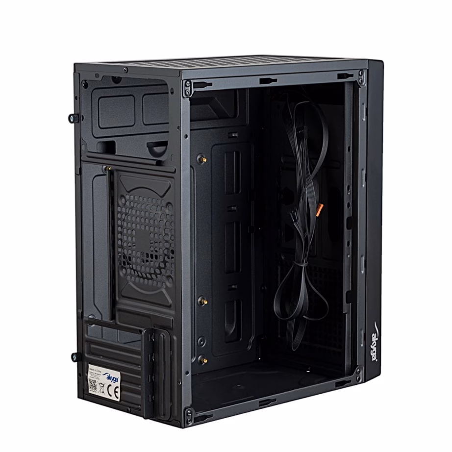 Micro ATX arvutikorpus Akyga AK35BK, 2 USB 2.0 pesa, must - 3