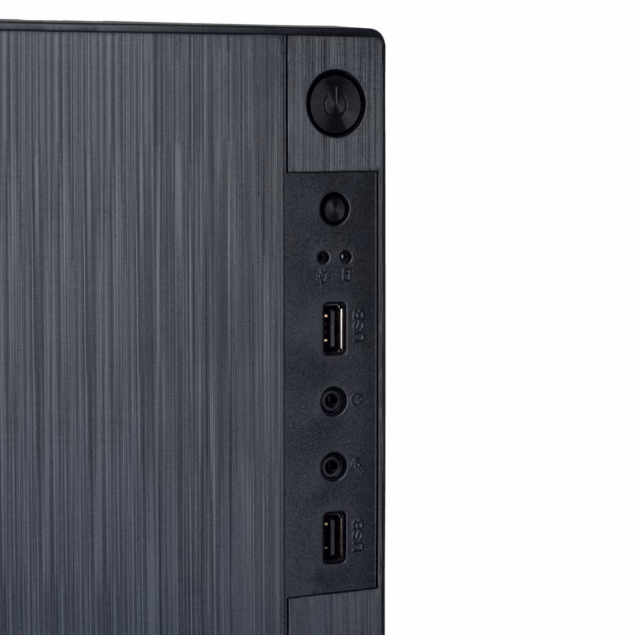 Micro ATX arvutikorpus Akyga AK35BK, 2 USB 2.0 pesa, must - 4