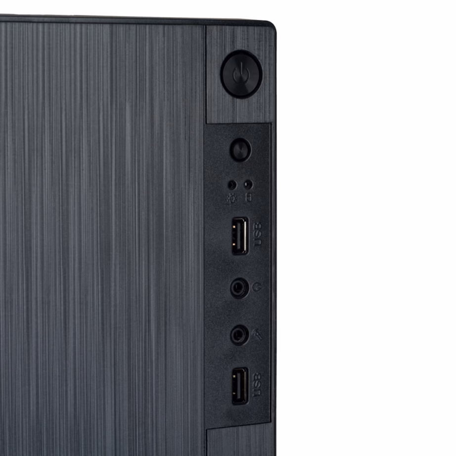 Micro ATX arvutikorpus Akyga AK35BK, 2 USB 2.0 pesa, must - 7