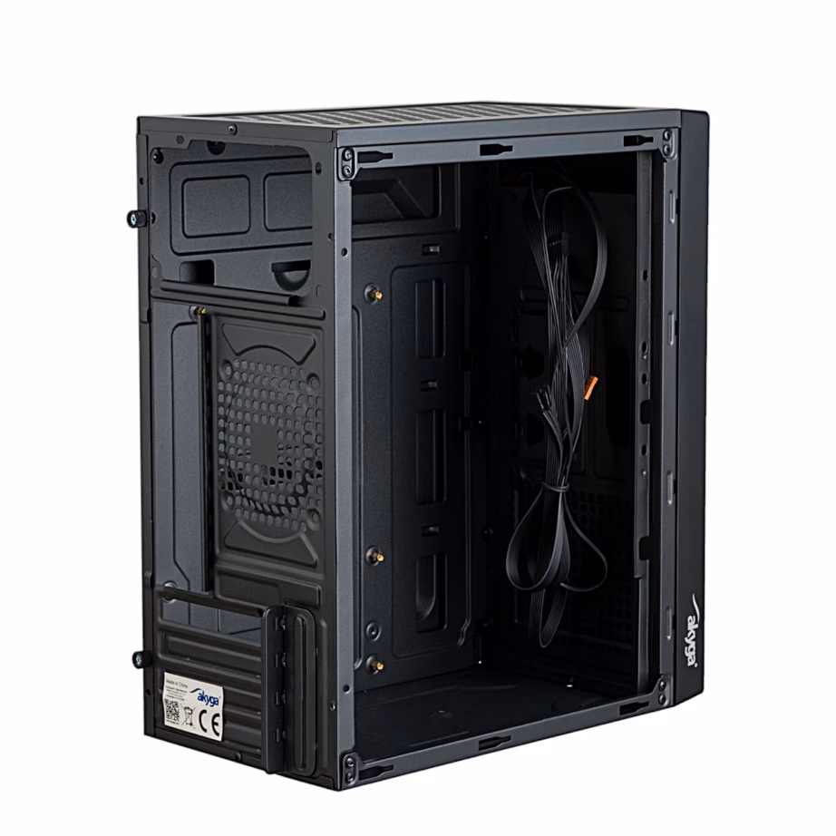 Micro ATX arvutikorpus Akyga AK35BK, 2 USB 2.0 pesa, must - 10