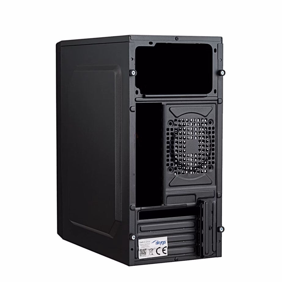 Micro ATX arvutikorpus Akyga AK35BK, 2 USB 2.0 pesa, must - 11