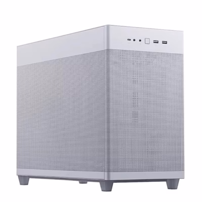 Micro ATX arvutikorpus ASUS Prime AP201, karastatud klaaspaneel, valge