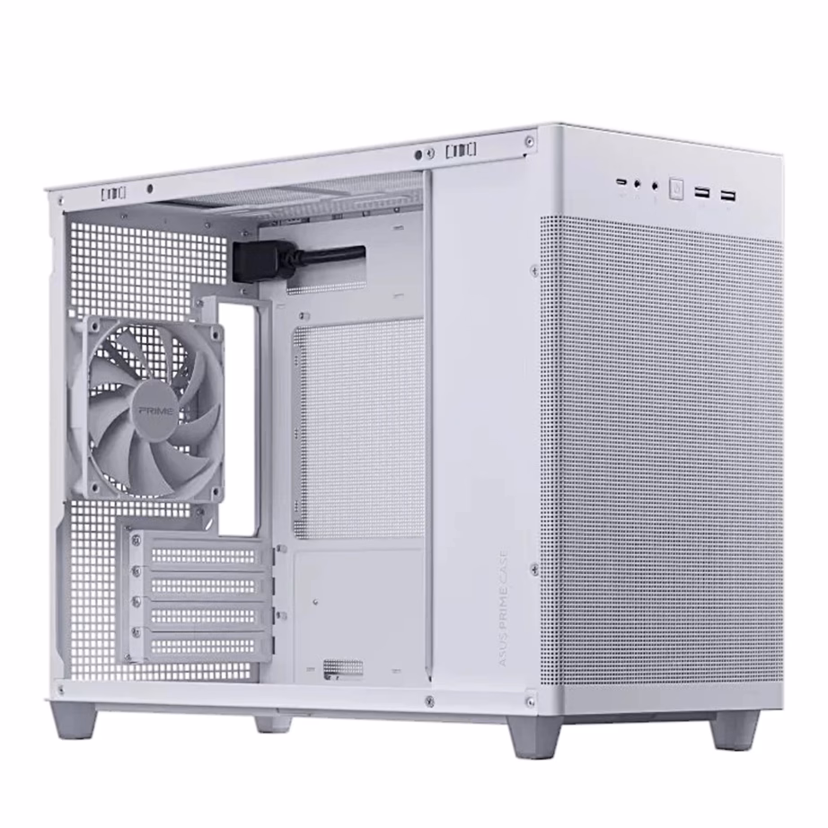 Micro ATX arvutikorpus ASUS Prime AP201, 33 l, valge - 4
