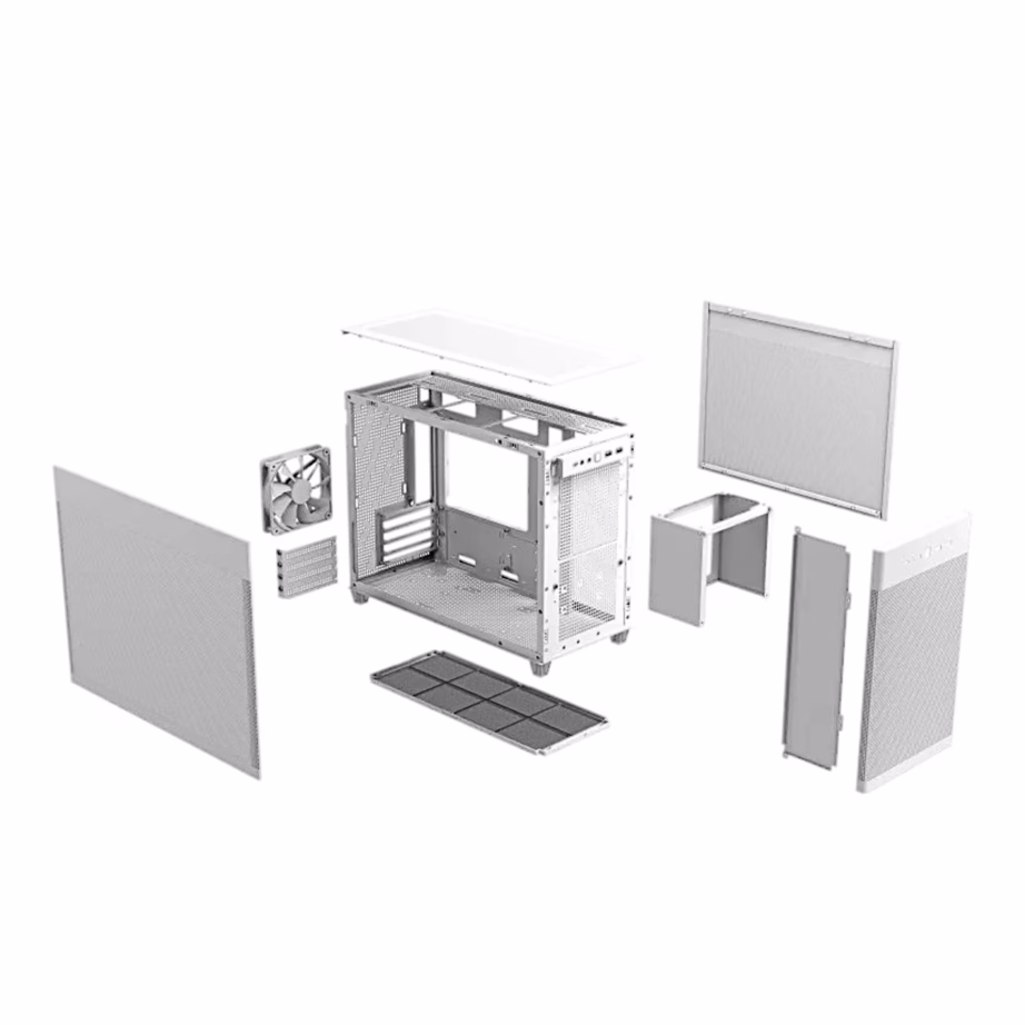 Micro ATX arvutikorpus ASUS Prime AP201, 33 l, valge - 8
