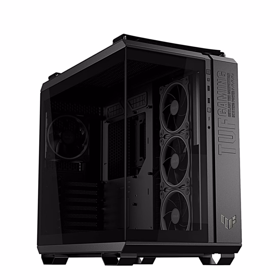 ARGB arvutikorpus ASUS TUF Gaming GT502 Horizon, nelja eelpaigaldatud ventilaatoriga, must - 2