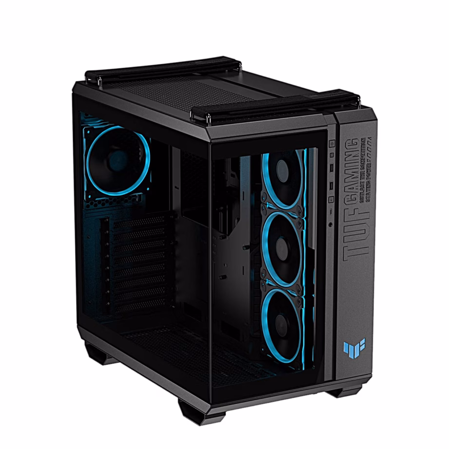 ARGB arvutikorpus ASUS TUF Gaming GT502 Horizon, nelja eelpaigaldatud ventilaatoriga, must - 6