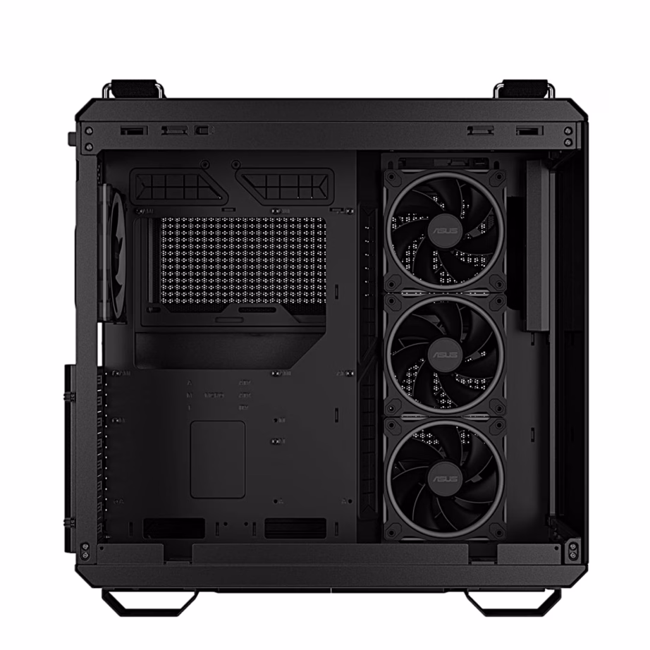 ARGB arvutikorpus ASUS TUF Gaming GT502 Horizon, nelja eelpaigaldatud ventilaatoriga, must - 8
