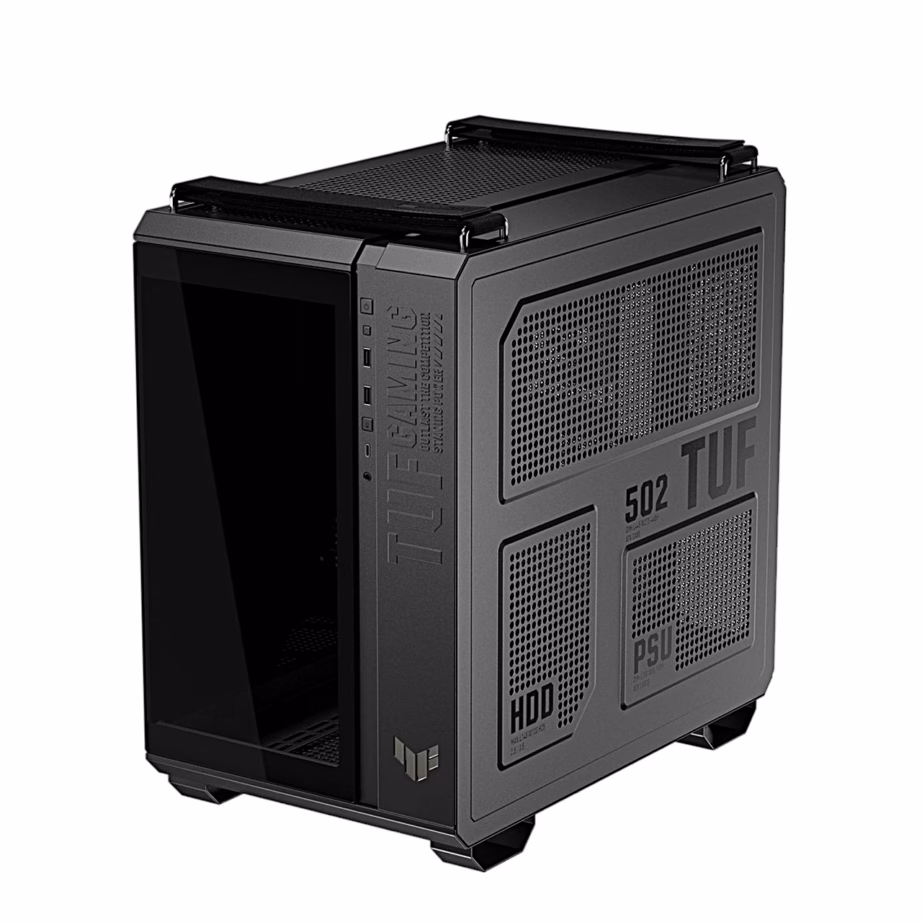 ARGB arvutikorpus ASUS TUF Gaming GT502 Horizon, nelja eelpaigaldatud ventilaatoriga, must - 12