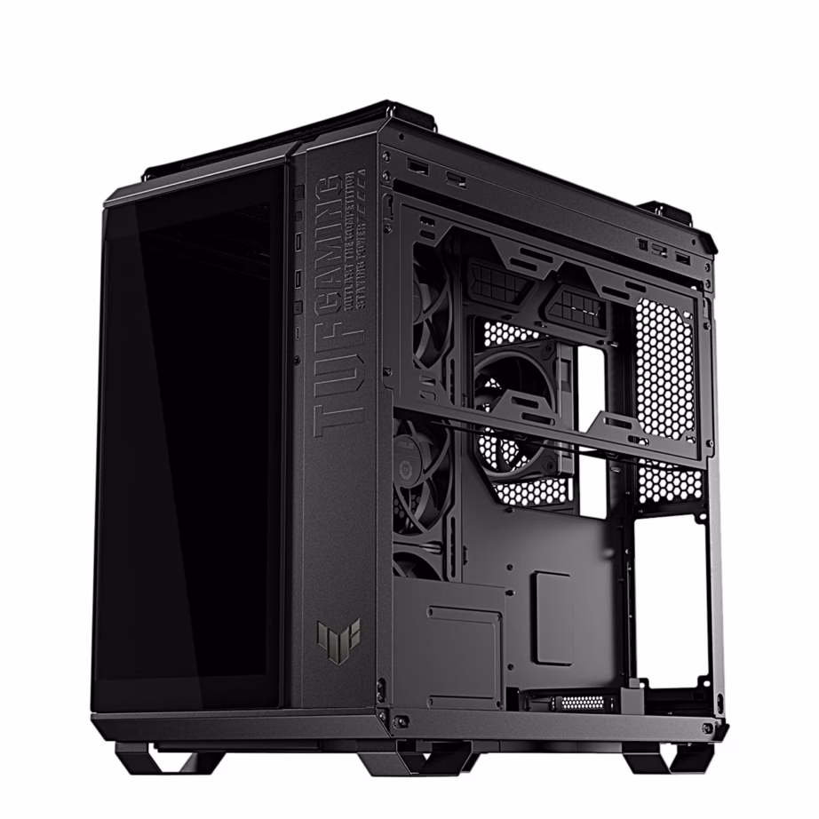 ARGB arvutikorpus ASUS TUF Gaming GT502 Horizon, nelja eelpaigaldatud ventilaatoriga, must - 15