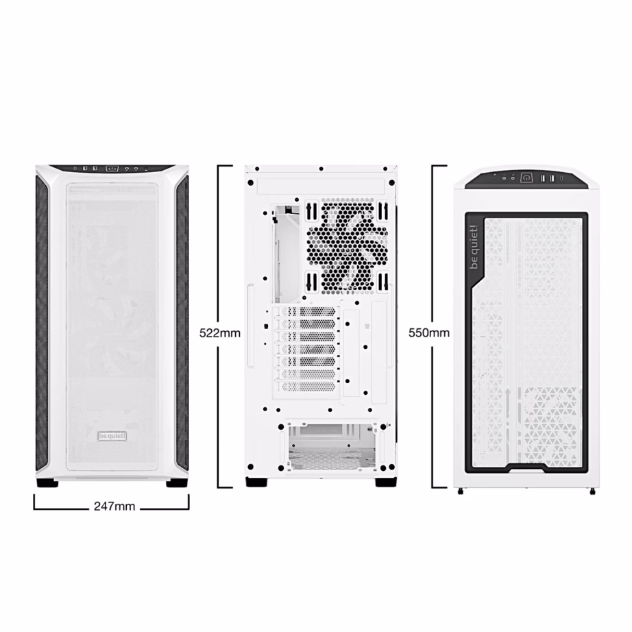 ARGB arvutikorpus be quiet! Shadow Base 800 DX White - 2