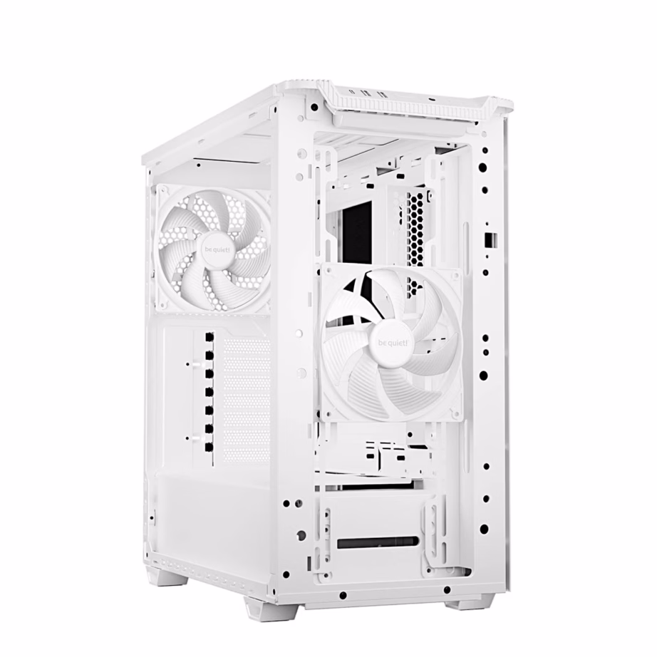ATX arvutikorpus be quiet! Pure Base 501 Airflow Window, perforeeritud esipaneeli ja klaasaknaga, valge - 3