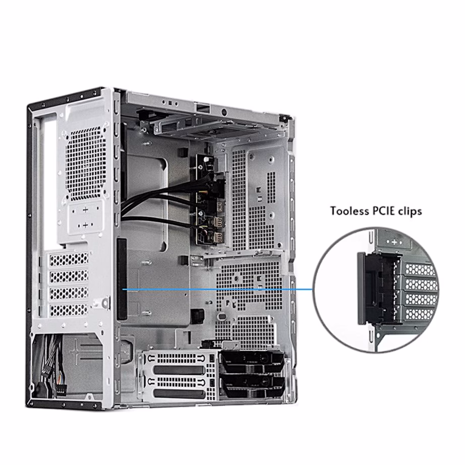 Arvutikorpus Chieftec UNI Series BS-20B-OP, toiteplokita, must - 6