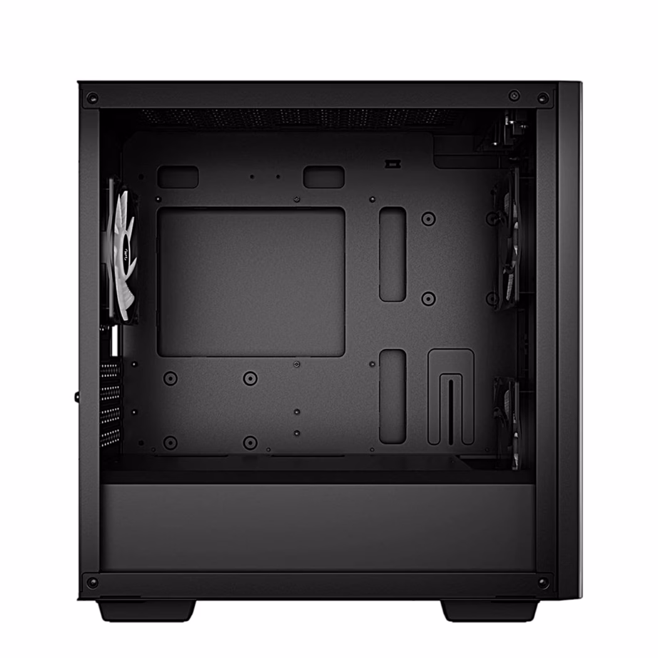 Arvutikorpus DeepCool MATREXX 40 3FS, kolme LED-ventilaatoriga, micro-ATX, must - 12