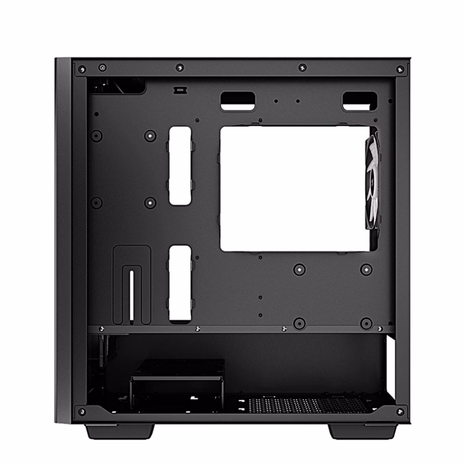 Arvutikorpus DeepCool MATREXX 40 3FS, kolme LED-ventilaatoriga, micro-ATX, must - 13