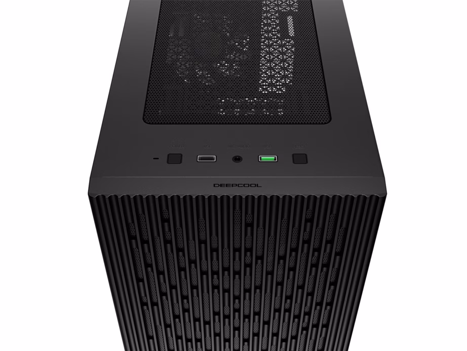 Arvutikorpus DeepCool MATREXX 40 3FS, kolme LED-ventilaatoriga, micro-ATX, must - 14