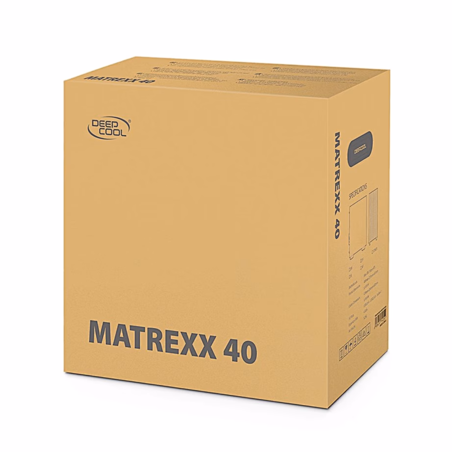 Arvutikorpus DeepCool MATREXX 40 3FS, kolme LED-ventilaatoriga, micro-ATX, must - 23