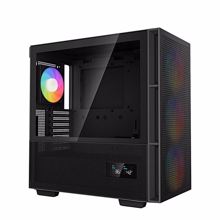 Arvutikorpus DeepCool CH560 DIGITAL, olekuekraaniga, E-ATX, must - 2