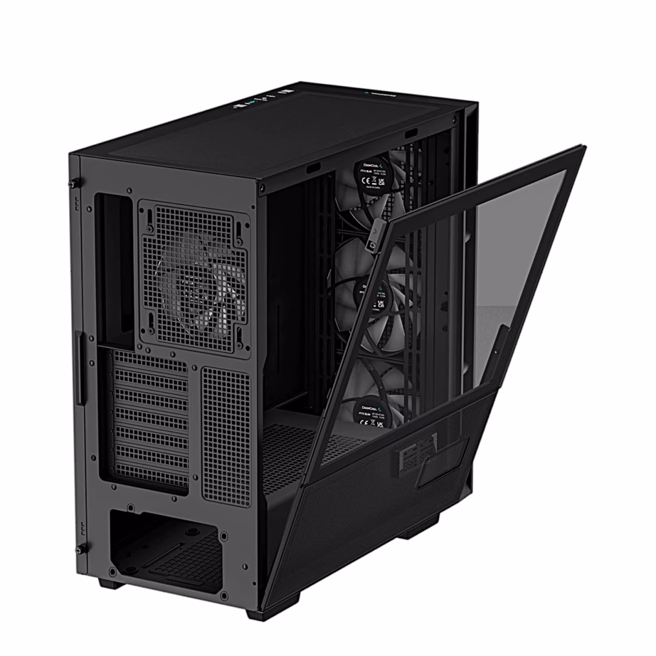 Arvutikorpus DeepCool CH560 DIGITAL, olekuekraaniga, E-ATX, must - 8