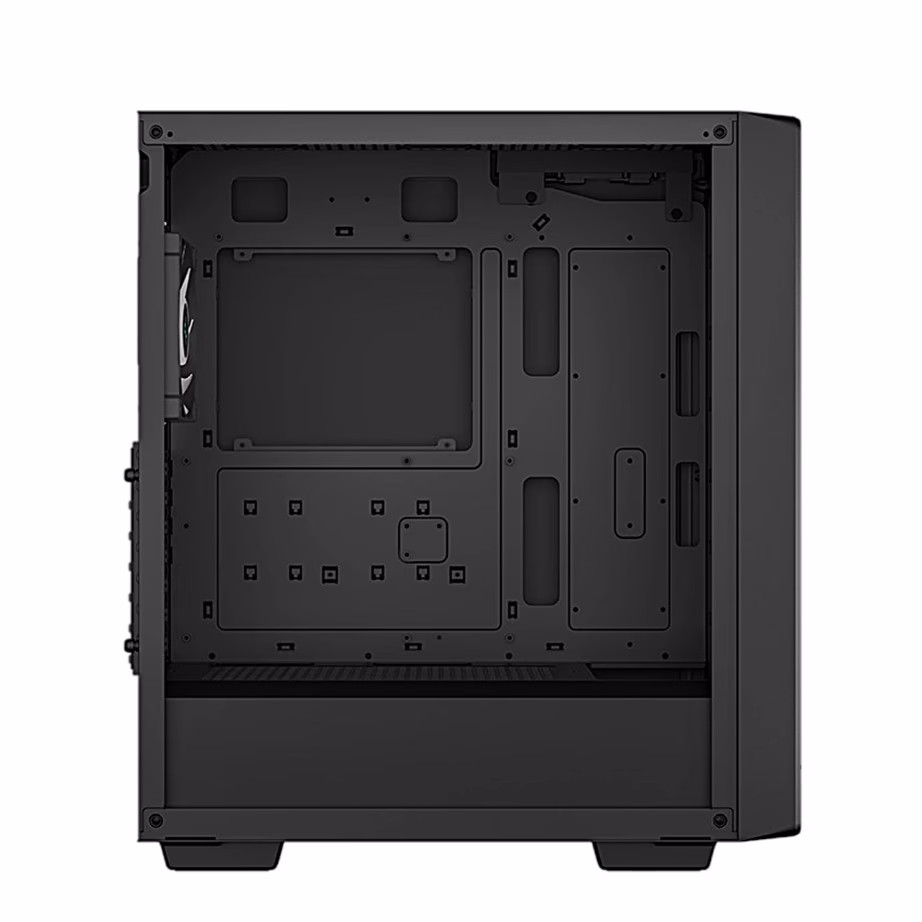 Arvutikorpus DeepCool CC560 V2, nelja LED-ventilaatoriga, ATX, must - 5