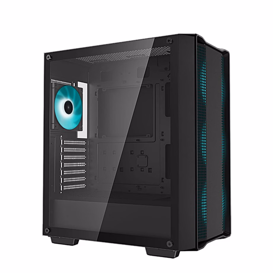 Arvutikorpus DeepCool CC560 V2, nelja LED-ventilaatoriga, ATX, must - 7