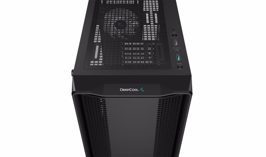 Arvutikorpus DeepCool CC560 V2, nelja LED-ventilaatoriga, ATX, must - 13