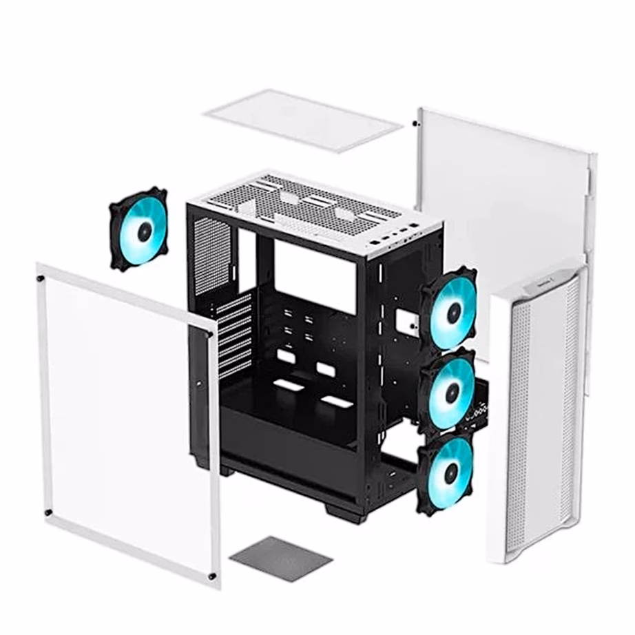 Arvutikorpus DeepCool CC560 WH V2, ATX, valge - 4