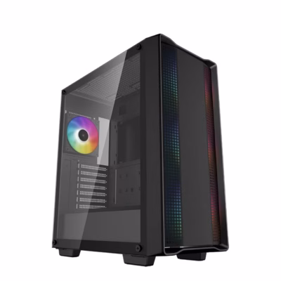 Klaaspaneeliga arvutikorpus DeepCool CC560 ARGB V2, ATX, must