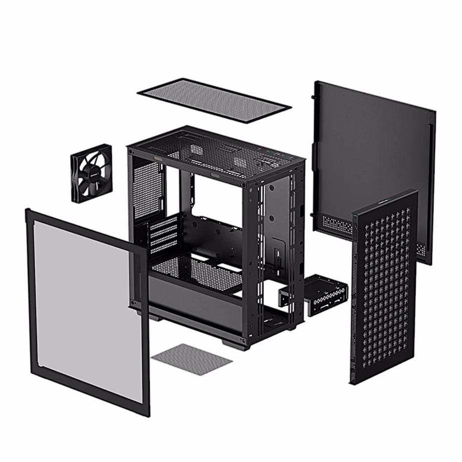 Arvutikorpus DeepCool CH370, micro-ATX, must - 11
