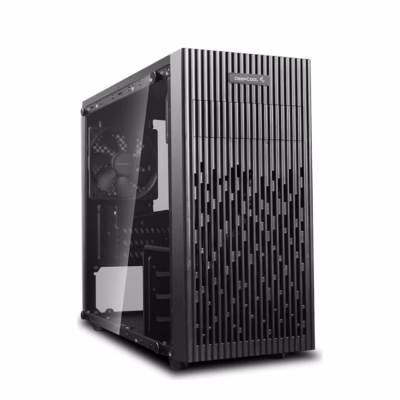 Klaaspaneeliga arvutikorpus DeepCool MATREXX 30, micro-ATX, must