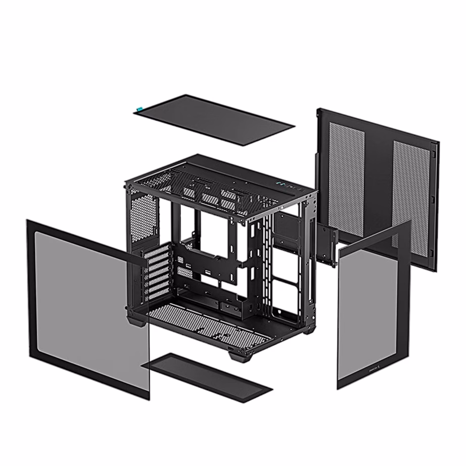 Arvutikorpus DeepCool CG530, ilma ventilaatoriteta, must - 12