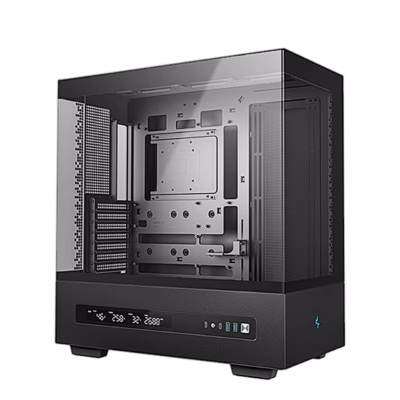 Arvutikorpus DeepCool CH690 DIGITAL, digitaalse ekraaniga, ATX, must