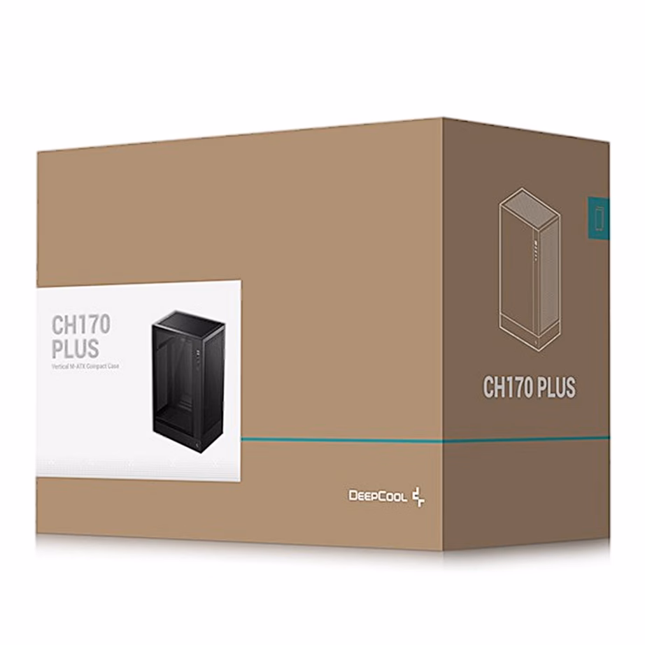 Arvutikorpus DeepCool CH170 PLUS, micro-ATX, must - 11