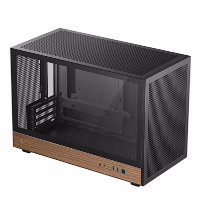 Arvutikorpus DeepCool CH260 WOOD, micro-ATX, must