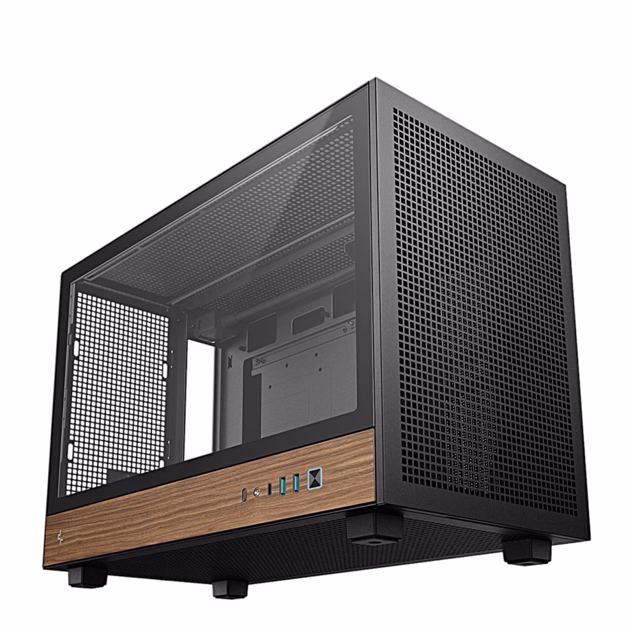 Arvutikorpus DeepCool CH260 WOOD, micro-ATX, must - 2
