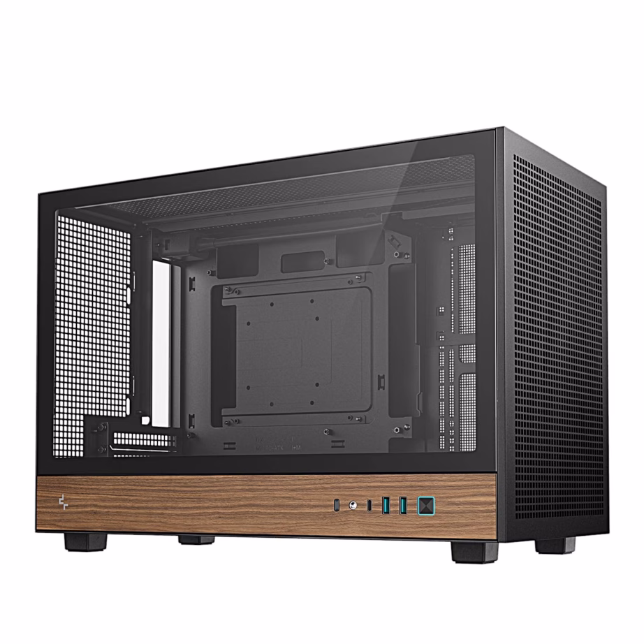 Arvutikorpus DeepCool CH260 WOOD, micro-ATX, must - 3