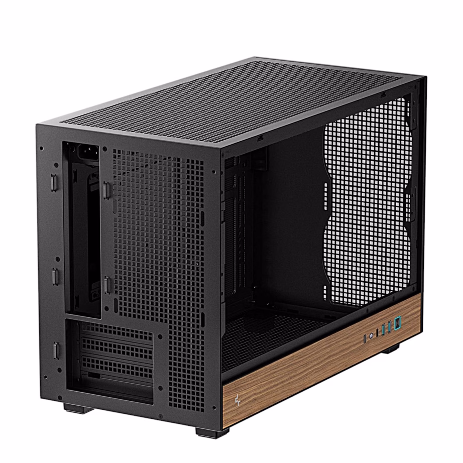 Arvutikorpus DeepCool CH260 WOOD, micro-ATX, must - 7
