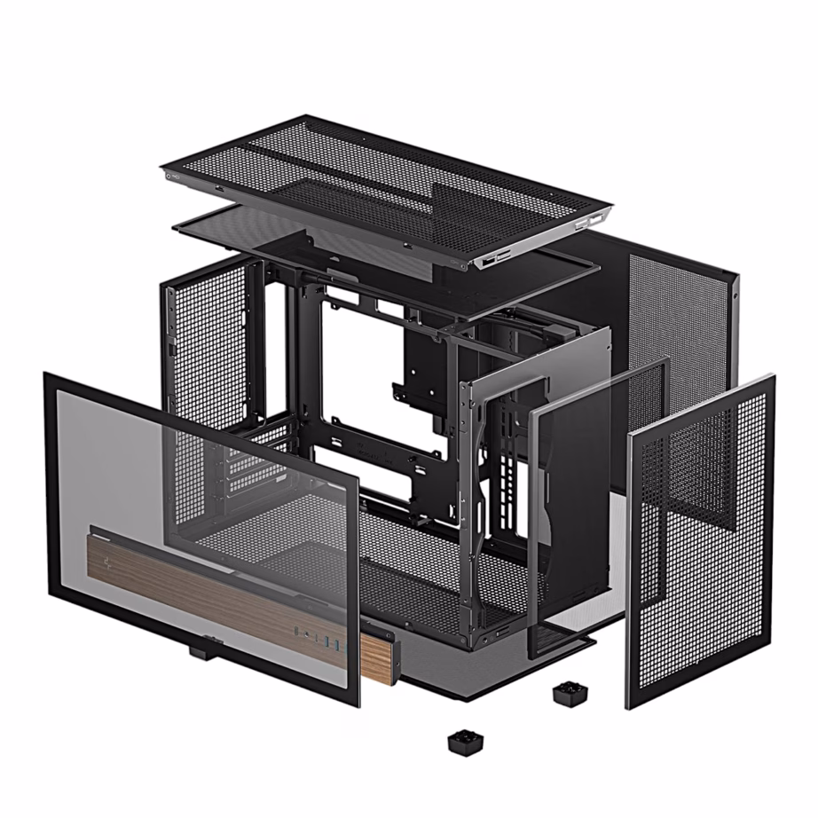 Arvutikorpus DeepCool CH260 WOOD, micro-ATX, must - 10