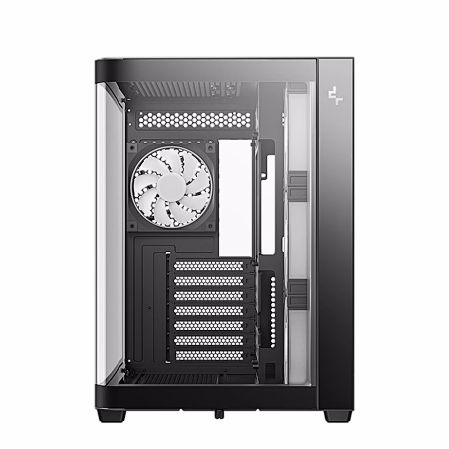 Arvutikorpus DeepCool CG530U 4F, üheosaline painutatud klaas, must - 2
