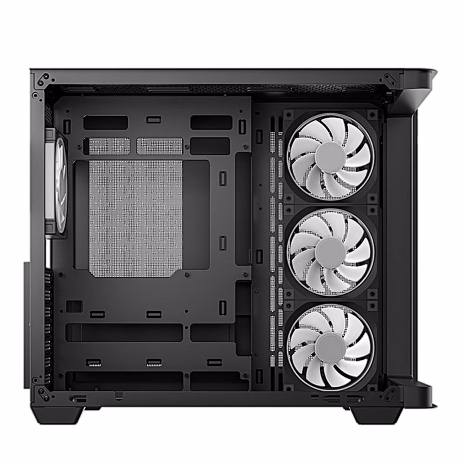 Arvutikorpus DeepCool CG530U 4F, üheosaline painutatud klaas, must - 3
