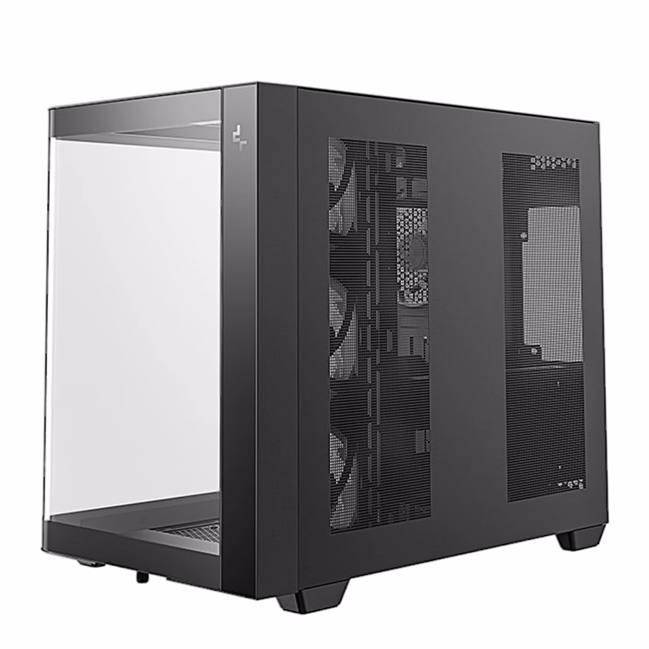 Arvutikorpus DeepCool CG530U 4F, üheosaline painutatud klaas, must - 6