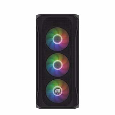 FURY Shobo SH4F RGB mänguri arvutikorpus, nelja ventilaatoriga, must